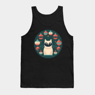 Manx Cat Xmas Xmas Ornament, Love Cats Tank Top